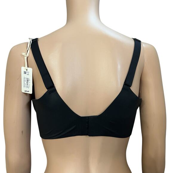 Aerie Smoothez Full Coverage Tshirt Bra 36DD Black Underwired Back Closure - Picture 5 of 9